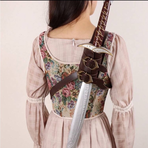 Harness Medieval Renaissance Scabbard Sheath New - Picture 6 of 10